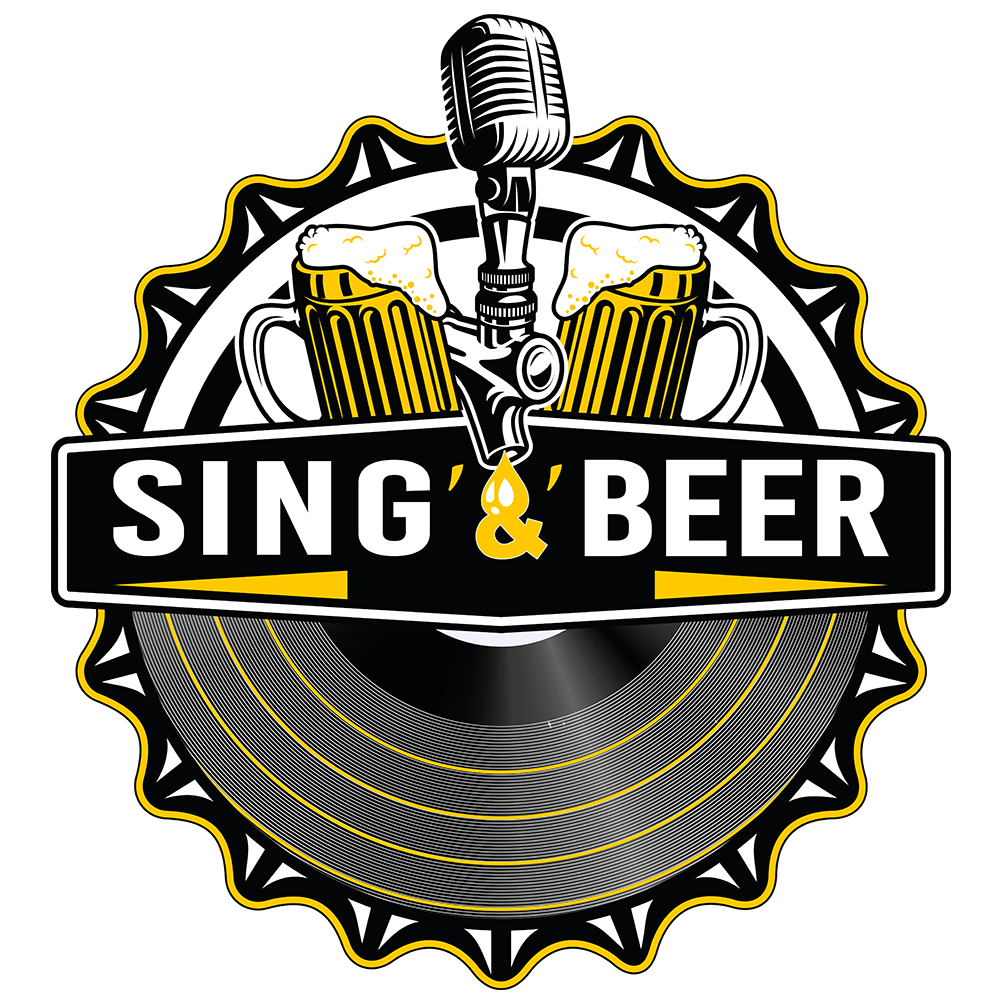 logo sing and beer